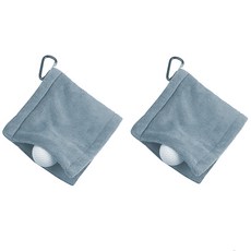 ANTS 微型高爾夫球捲邊毛巾 2條入, 灰色