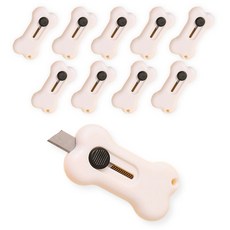 KIND Meongi 口香糖迷你拆箱刀小號, 白色, 10個