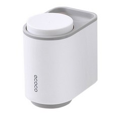 ecoco 意可可 無痕牙刷架，灰色，ABS、PP材質, 1個