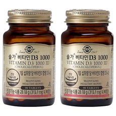 솔가 비타민D3 1000IU, 90정, 2개