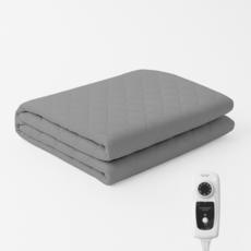 SALOMSALI 碳纖維電熱毯 電暖墊, 單人(90 x 180 cm), 灰色