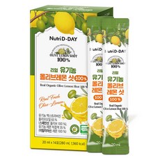 뉴트리디데이 리얼 유기농 올리브레몬 샷 100% 14p, 280ml, 1개