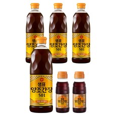 샘표 양조간장 501 860ml x 2개 + 150ml x 1개, 2세트