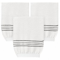 비타벨로 대형 고급 이태리 때밀이 타올, 화이트, 3개