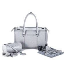 BONE VIVANT Dingdong Pet 狗狗外出提籠組, 灰色, 1個