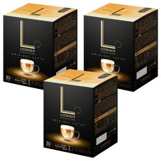 LOOKAS9 經典拿鐵咖啡, 14.9g, 30條, 3盒