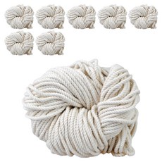 misoknit 中性色編織線 90股 4mm, 素色, 90m