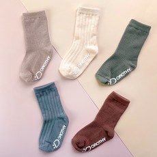 cocoB Dorothy 孩童刺繡襪子5件組