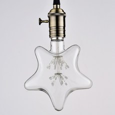 Honey Comb 七彩星星聖誕燈泡 (kc-404) 聖誕裝飾燈, 寬132 x 高155mm, 1入