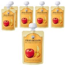 프레벨롱 짜먹는 국산 과일퓨레, 혼합맛(사과/바나나), 100g, 6개