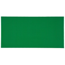 帕帕玩具 大型樂高用薄款基本積木底板 32格 x 64格, 綠色, 1個