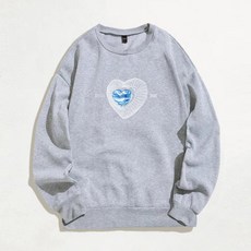 그물 하트 쓰리디 프린팅 러블리한 임산부 맨투맨
