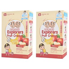 master mi 米大師 探索者米餅 7個月以上, 蘋果 + 香蕉, 40g, 2盒