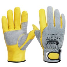 KameLo 氬焊手套 812-YL, 1套, 灰色 + 黃色