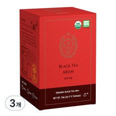 보향 유기농 홍차아람, 2g, 12개입, 3개