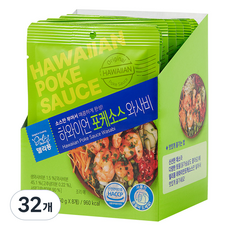 델리몽 하와이언 포케소스 매콤 와사비, 50g, 32개