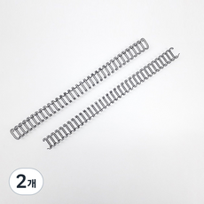 삼은파트너스 2:1 트윈 와이어링 40p, 28.5mm, 검정, 2개