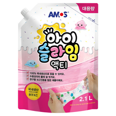 AMOS 阿摩司 兒童史萊姆活化劑 2.1L, 1個, 透明