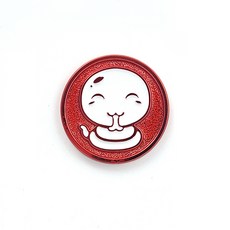 GIVOTGOLF 十二生肖圓形籌碼角色高爾夫球標, 巳蛇 (紅色), 1個