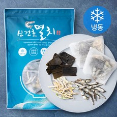 신건호멸치 국내산 3종 통원물 멸치 다시팩 (냉동), 15g, 30개입, 1개