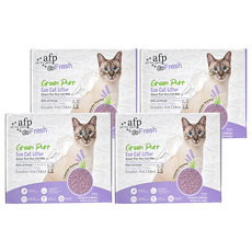 all for paws 清新系列 竹纖環保豆腐砂, 4.5kg, 4盒, 薰衣草香