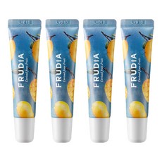FRUDIA 確認過嘴唇 蜂蜜芒果柔嫩唇膜, 水果籽油, 神經毓胺, 溫和角質調理, 4條, 1入