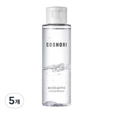 코스노리 마이크로 액티브 립앤아이 리무버, 100ml, 5개