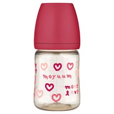 MOYUUM PPSU寬口奶瓶 莓果心心 170ml, 安全材質，方便清洗, 1個