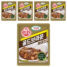 OTTOGI 不倒翁 黃金韓式燴飯醬調理包, 1kg, 5包