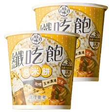 稻味 纖吃飽泡米餅, 泡菜, 33.1g, 2個