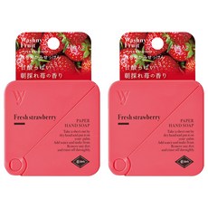 日本 nol 果香紙肥皂 草莓 40枚入, 6g, 2盒