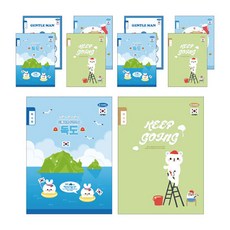 Penpia 800 小學皇家筆記 1-6 閱讀書男孩 10p, 隨機發貨, 1組