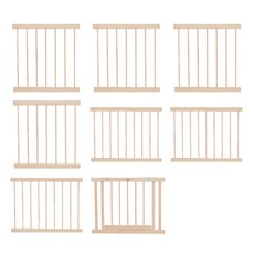 BeneBene 원목 베이비룸 8p 직사각형B, 내츄럴우드, 1개