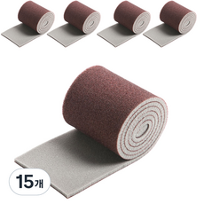 모나코올리브 소프트 앤 스크럽 양면 잘라쓰는 매직샤인폼 롤 1m, 15개, 1개입