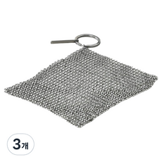 로긴 316L 스텐링 철수세미 소형(10 x 10 cm), 1개입, 3개