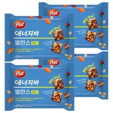 포스트 밸런스 미니 에너지바, 231g, 4개