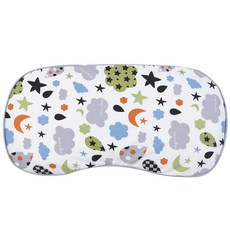 hwamo baby 印花3D網狀棉枕頭, 星雲