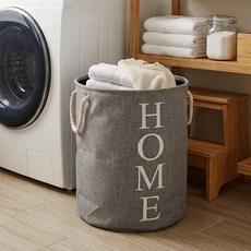 日常分享 HOME 巨型可折疊洗衣籃, 單一顏色, 1個