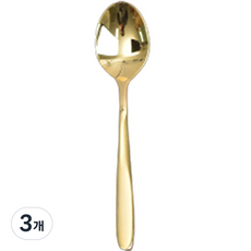 해모 윌리브 국산 304스텐 로이스 티타늄 커트러리 티스푼, 3개, 단품