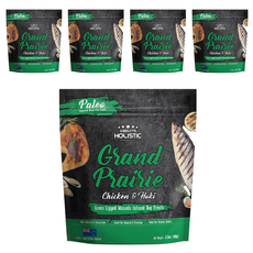 ABSOLUTE HOLISTIC 全齡犬 鮮食肉片, 紐西蘭雞肉 + HOKI鱈魚 + 綠貽貝 + 牛磺酸, 100g, 5包