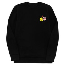 害羞圖案刷毛長袖上衣