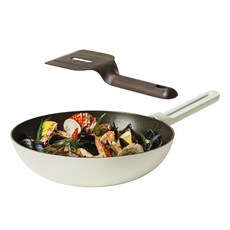 Dr.HOWS 電磁爐適用Neo炒鍋 +鍋鏟組, 28cm, 1組