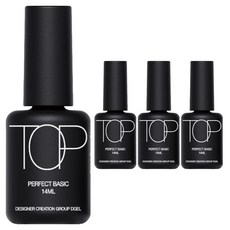 DGEL 美甲耐刮滋養底膠, 混色, 14ml, 4個