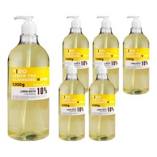 KIROCOS 檸檬清爽卸妝水, 1000g, 6瓶