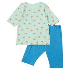 크리켓 트라이 유아용 7부 실내복 상하의 세트 CI7SI02