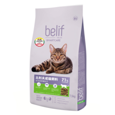 belif 比利夫 成貓用泌尿道保健乾糧, 雞肉, 7.5kg, 1袋