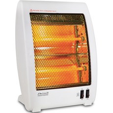 Shinil 信一 石英管2段式電加熱器, 白色的, SEH-W702WS