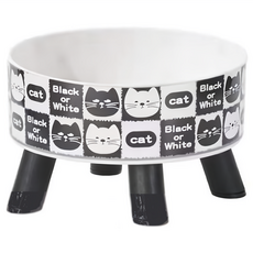 petco 培菓 寵物不鏽鋼高腳碗單碗 10號, 花色, 1個