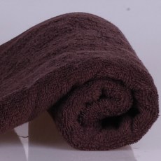 DUZONE 酒店浴巾 320 克 65 x 130cm，20 根棉紗, 巧克力, 1個