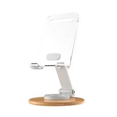 BON L72 透明櫸木底座旋轉折疊支架, 櫸木色, 1個